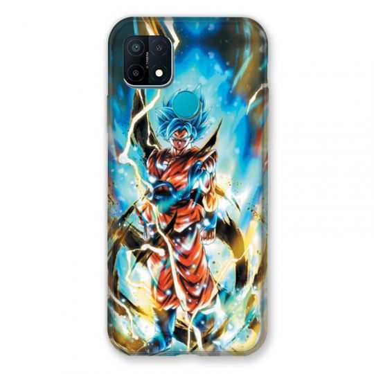 Coque Pour Oppo A15 Manga Dragon Ball Sangoku Blanc