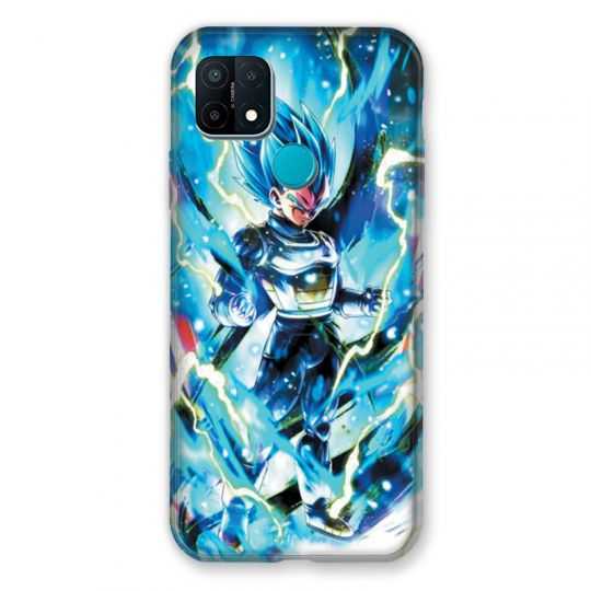 Coque Pour Oppo A15 Manga Dragon Ball Vegeta Bleu