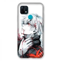 Coque Pour Oppo A15 Manga Kaneki Blanc