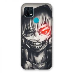 Coque Pour Oppo A15 Manga Kaneki Noir