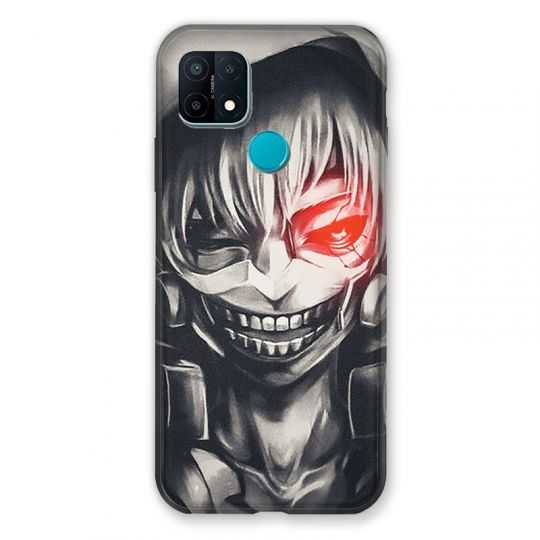 Coque Pour Oppo A15 Manga Kaneki Noir