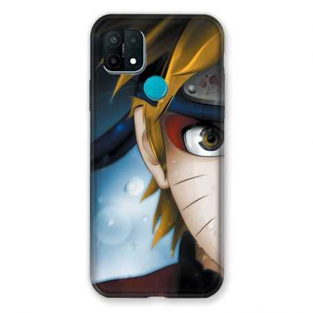 Coque Pour Oppo A15 Manga Naruto Blanc
