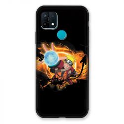 Coque Pour Oppo A15 Manga Naruto Noir