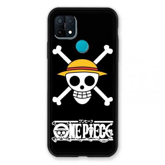 Coque Pour Oppo A15 Manga One Piece Tete de Mort