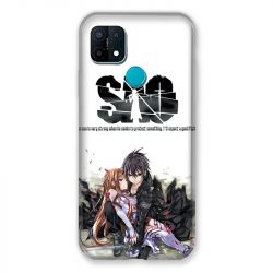 Coque Pour Oppo A15 Manga SAO sword Art Online Blanc