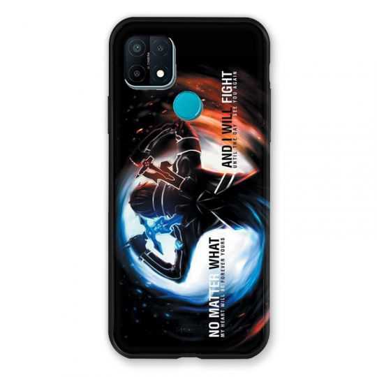 Coque Pour Oppo A15 Manga SAO sword Art Online Fight
