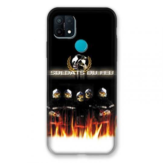 Coque Pour Oppo A15 Pompier Soldat