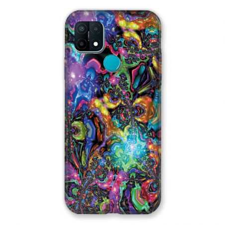 Coque Pour Oppo A15 Psychedelic Colore