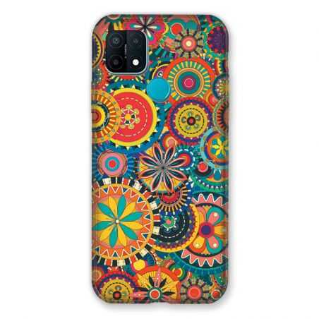 Coque Pour Oppo A15 Psychedelic Roue