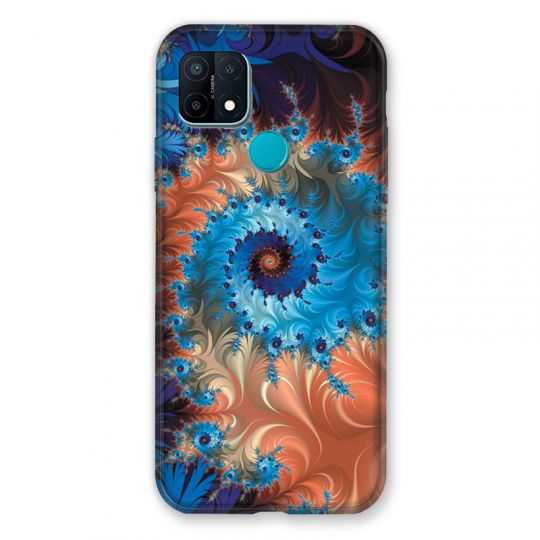 Coque Pour Oppo A15 Psychedelic Spirale