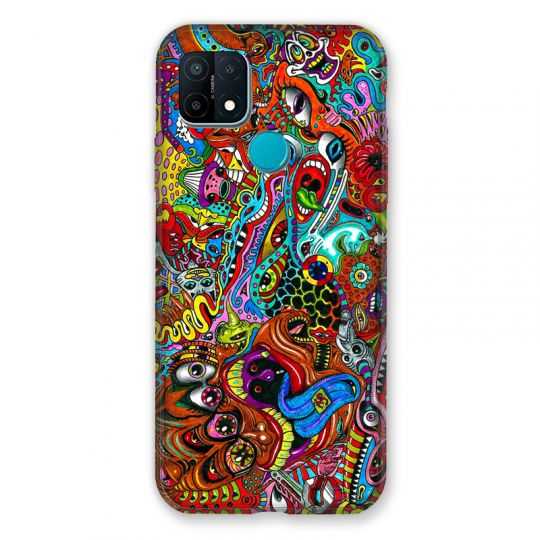 Coque Pour Oppo A15 Psychedelic Yeux