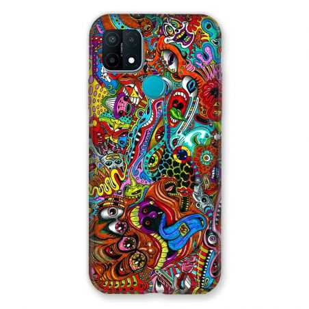 Coque Pour Oppo A15 Psychedelic Yeux