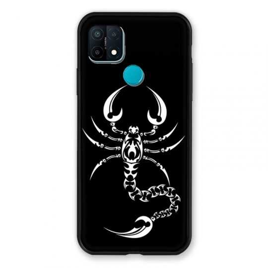 Coque Pour Oppo A15 Scorpion Noir