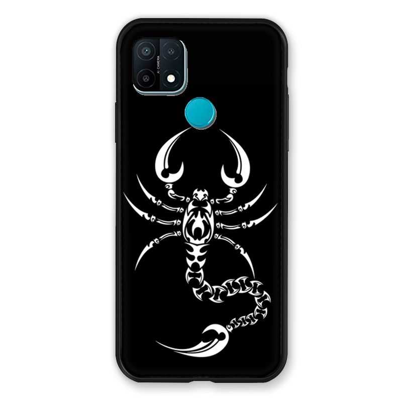 Coque Pour Oppo A15 Scorpion Noir