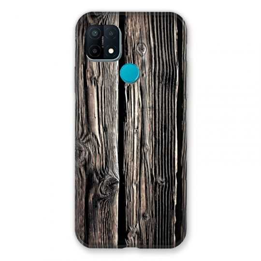 Coque Pour Oppo A15 Texture Bois
