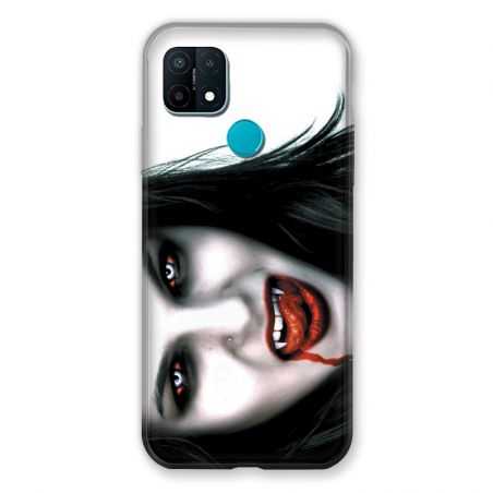 Coque Pour Oppo A15 Vampire Blanc