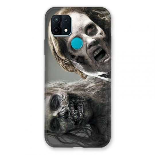 Coque Pour Oppo A15 Zombie Blanc