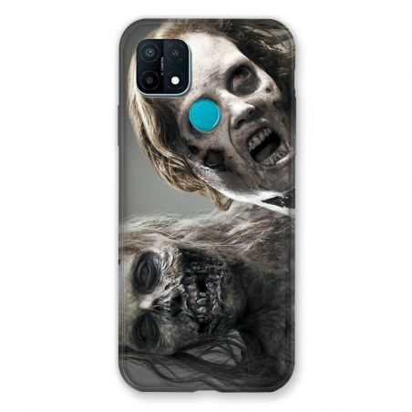 Coque Pour Oppo A15 Zombie Blanc