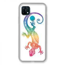 Coque Pour Oppo A15 Animaux Maori Salamandre Color