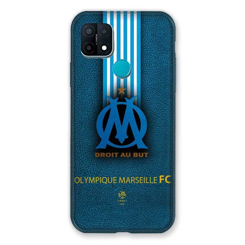 Coque Pour Oppo A15 Olympique Marseille OM Bande