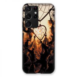Coque Pour Samsung Galaxy S21 Ultra Attrape Reve Noir