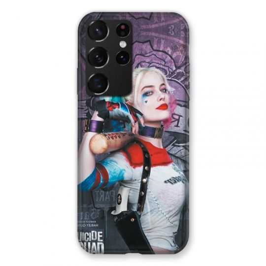 Coque Pour Samsung Galaxy S21 Ultra Harley Quinn Batte