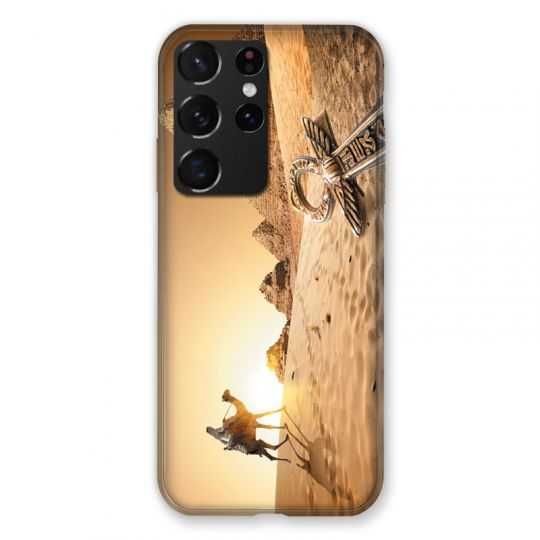 Coque Pour Samsung Galaxy S21 Ultra Egypte Chameau