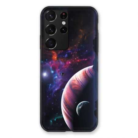 Coque Pour Samsung Galaxy S21 Ultra Planete Rouge