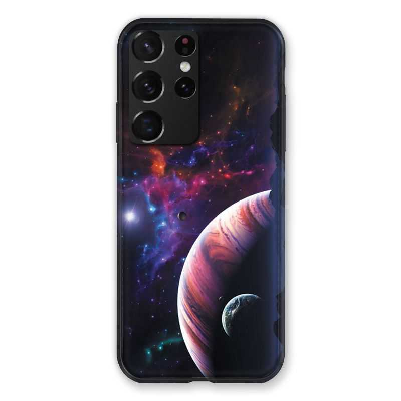Coque Pour Samsung Galaxy S21 Ultra Planete Rouge
