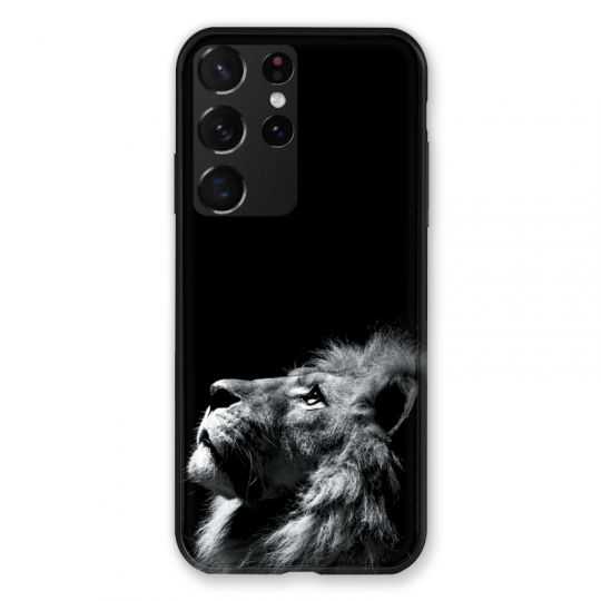 Coque Pour Samsung Galaxy S21 Ultra Roi Lion