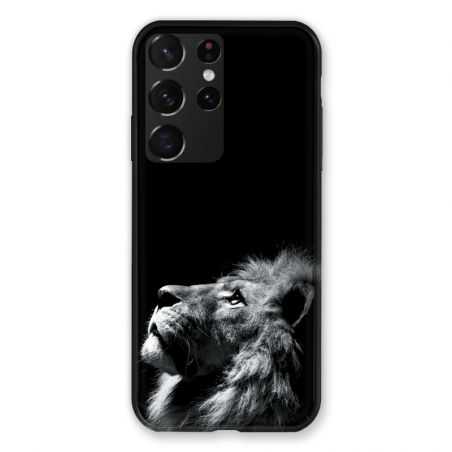 Coque Pour Samsung Galaxy S21 Ultra Roi Lion