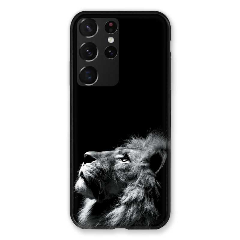 Coque Pour Samsung Galaxy S21 Ultra Roi Lion