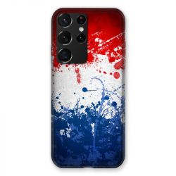 Coque Pour Samsung Galaxy S21 Ultra France Eclaboussure