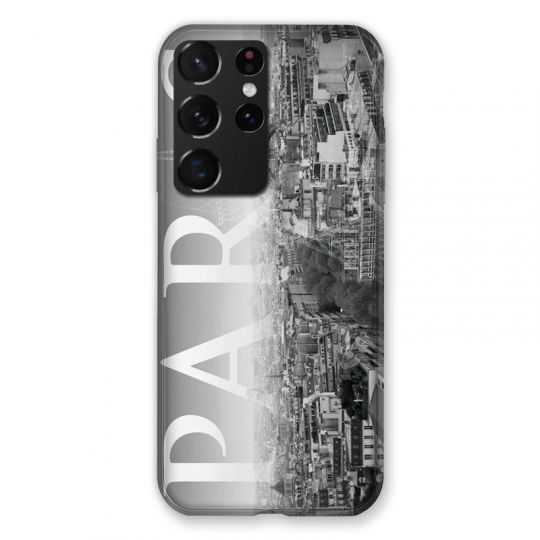 Coque Pour Samsung Galaxy S21 Ultra France Paris Vintage
