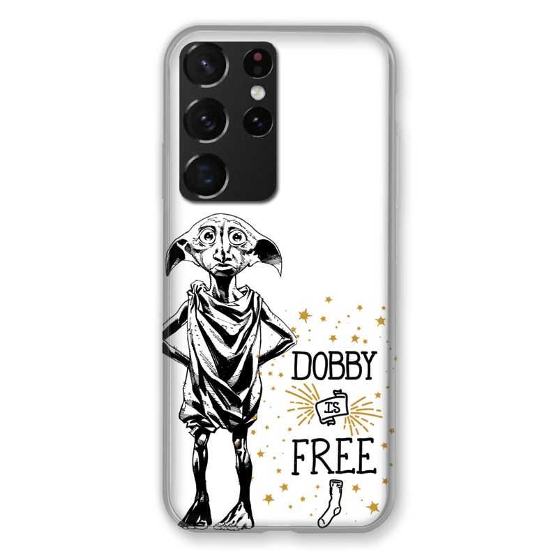 Coque Pour Samsung Galaxy S21 Ultra WB License Harry Potter Dobby Free B