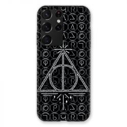 Coque Pour Samsung Galaxy S21 Ultra WB License Harry Potter Triangle noir