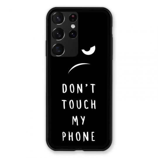 Coque Pour Samsung Galaxy S21 Ultra Humour Don't Touch