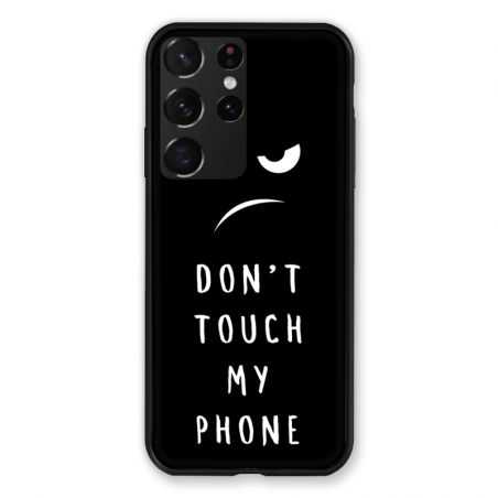 Coque Pour Samsung Galaxy S21 Ultra Humour Don't Touch