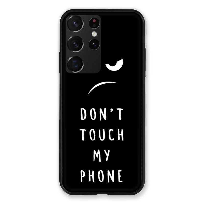 Coque Pour Samsung Galaxy S21 Ultra Humour Don't Touch