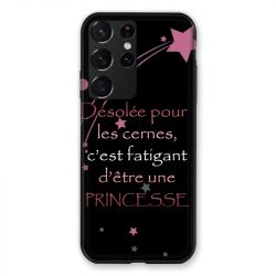 Coque Pour Samsung Galaxy S21 Ultra Humour Princesse