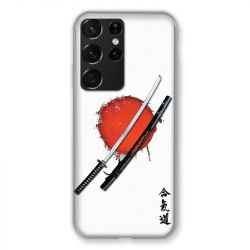 Coque Pour Samsung Galaxy S21 Ultra Japon Epée