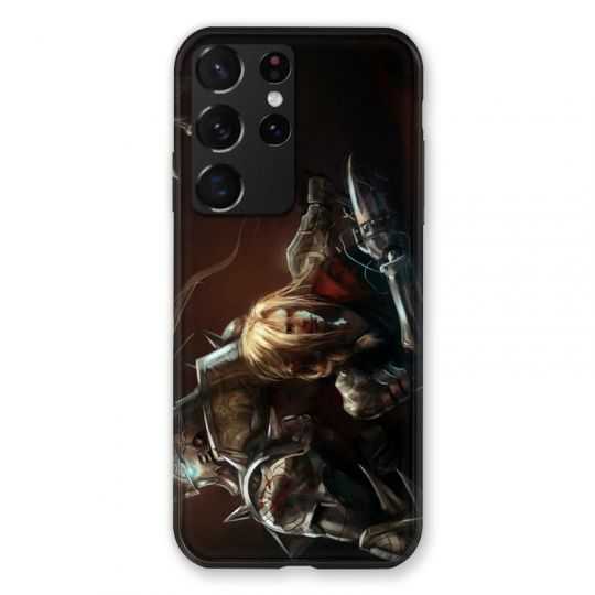Coque Pour Samsung Galaxy S21 Ultra Manga Fullmetal Alchemist Frere