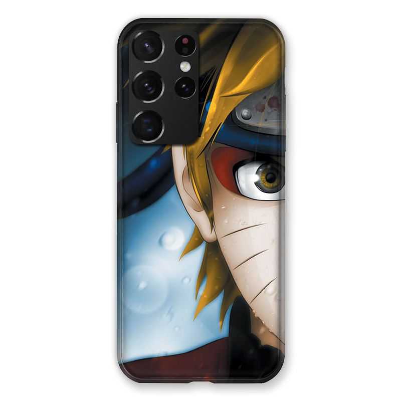 Coque Pour Samsung Galaxy S21 Ultra Manga Naruto Blanc