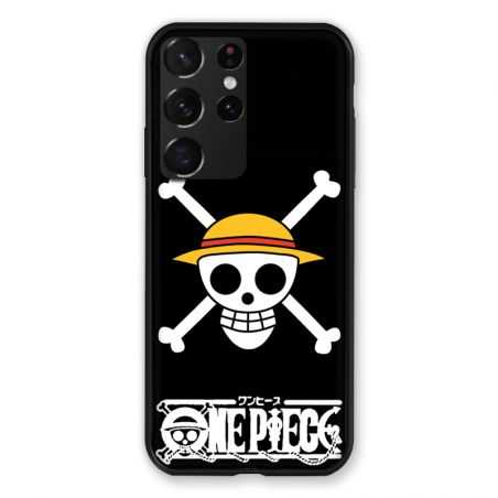 Coque Pour Samsung Galaxy S21 Ultra Manga One Piece Tete de Mort