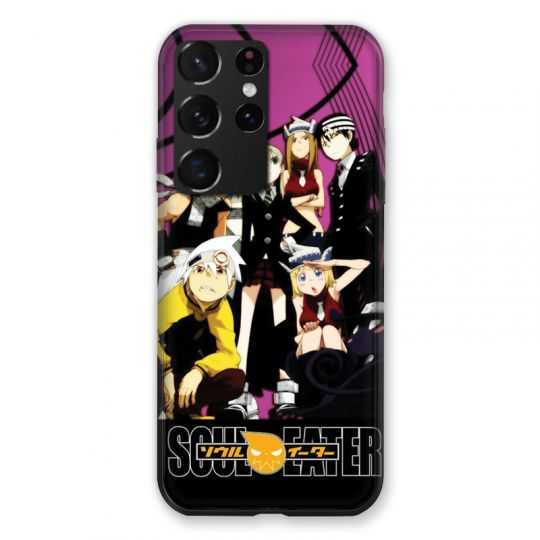Coque Pour Samsung Galaxy S21 Ultra Manga Soul Eater Violet