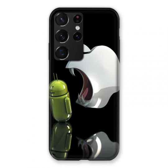 Coque Pour Samsung Galaxy S21 Ultra Pomme Dent