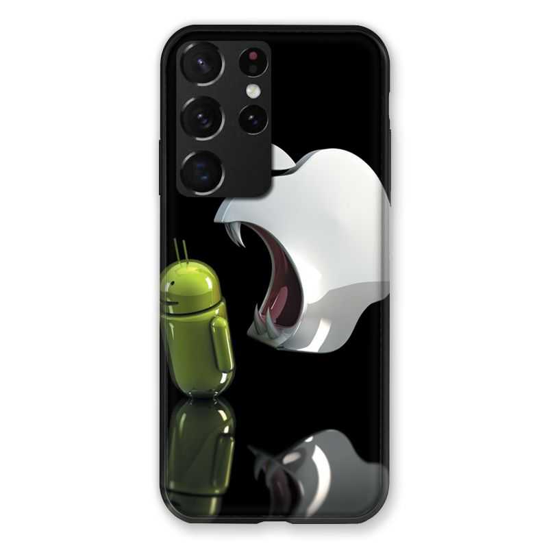 Coque Pour Samsung Galaxy S21 Ultra Pomme Dent