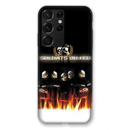 Coque Pour Samsung Galaxy S21 Ultra Pompier Soldat