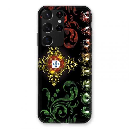 Coque Pour Samsung Galaxy S21 Ultra Portugal Arabesque