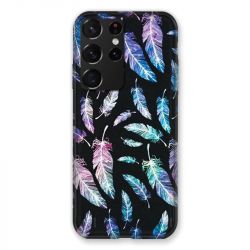 Coque Pour Samsung Galaxy S21 Ultra Psychedelic Plume